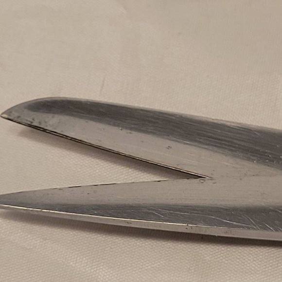 Vintage Richards Of Sheffield England Sewing Scissors Shears Speedway Chrome  6" - Picture 9 of 10